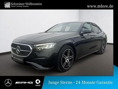 Schwarz obsidianschwarz Gebraucht 2025 Mercedes E220 AMG Limousine | 55.690 € (Fairer Preis)