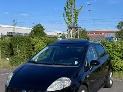 Gebraucht Fiat Grande Punto 95 PS (69 kW) 2007 Schwarz Kleinwagen
