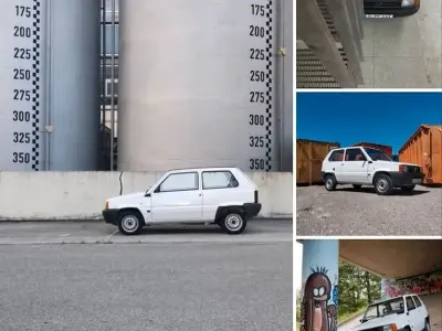 Gebraucht Fiat Panda Young 40 PS (29 kW) 1999 Weiß Kleinwagen