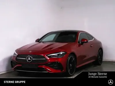 Brugt Mercedes CLE200 AMG 204 HK (150 kW) 2024 Rød Coupe
