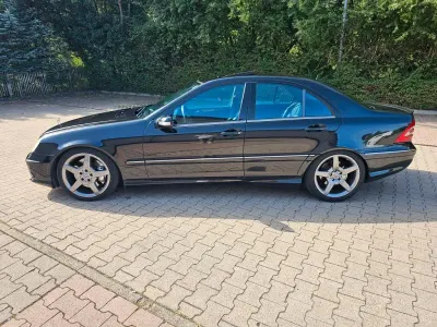 Occasion Mercedes C55 AMG AMG 367 PK (269 kW) 2005 Zwart Sedan