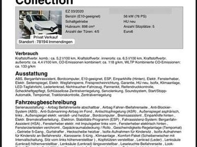 Begagnad Renault Clio V Collection 76 HK (55 kW) 2020 Vit Sedan