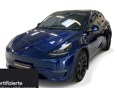 Second-hand Tesla Model Y 273 kW (372 CP) 2021 Albastru SUV