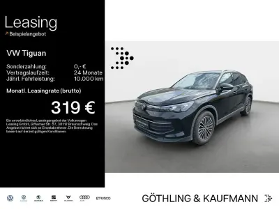 Gebraucht VW Tiguan Goal 150 PS (110 kW) 2025 Grenadillschwarz metallic SUV