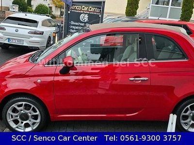Second-hand Fiat 500C Lounge 69 CP (50 kW) 2014 Roșu Cabrio