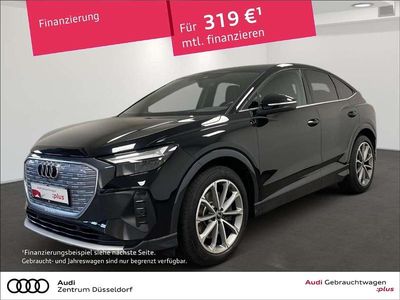 Begagnad Audi Q4 Sportback e-tron Sport 219 kW (299 HK) 2022 Svart SUV
