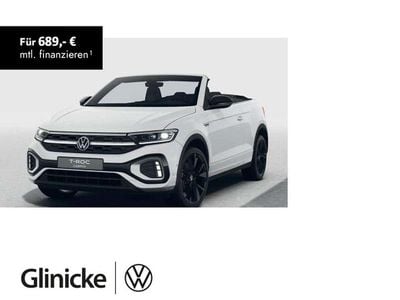 Neu VW T-Roc Cabriolet R-line 150 PS (110 kW) 2025 Pure white uni / schwarz Cabrio