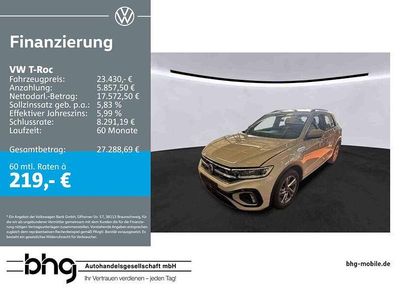 Gebraucht VW T-Roc R-line 110 PS (80 kW) 2024 Grau SUV