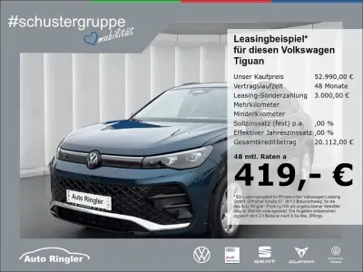 Neu VW Tiguan R-line 150 PS (110 kW) 2025 Blau SUV