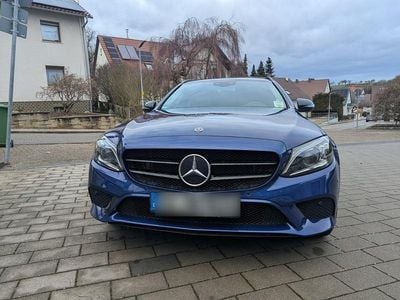 Blau Gebraucht 2018 Mercedes C200 AMG Kombi | 22.999 € (Fairer Preis)