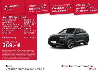 Gebraucht Audi Q5 S-Line 367 PS (269 kW) 2023 Speedgelb uni SUV