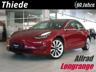 Used Tesla Model 3 350 kW (476 HP) 2019 Red Sedan