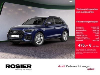 Blau / navarrablau Gebraucht 2021 Audi Q5 S-Line SUV | 37.990 € (Fairer Preis)