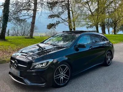 Gebraucht Mercedes CLA200 136 PS (100 kW) 2017 Schwarz Coupé