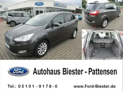 Gebraucht Ford Grand C-Max Titanium 125 PS (91 kW) 2018 Grau Van / Kleinbus
