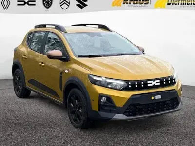 Neu Dacia Sandero Extreme 110 PS (80 kW) 2026 Gelb Limousine