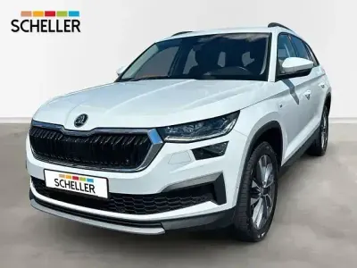 Gebraucht Skoda Kodiaq Tour 150 PS (110 kW) 2023 Moonweiss metallic (metallic) SUV