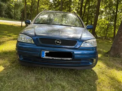 Gebraucht Opel Astra 83 PS (61 kW) 2001 Blau Kombi
