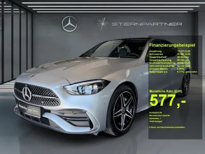 Brugt Mercedes C300e AMG 313 HK (230 kW) 2025 Sølv Sedan