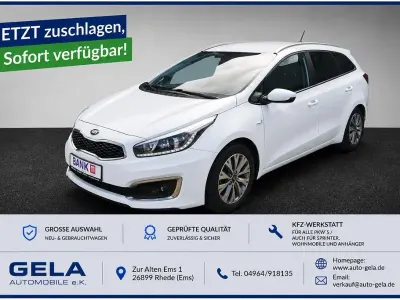 Gebraucht Kia Ceed Sportswagon DREAM-TEAM Edition 101 PS (74 kW) 2018 Weiß Kombi