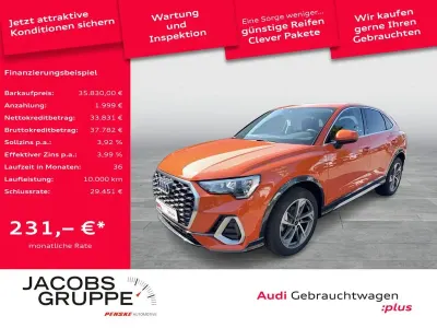 Gebraucht Audi Q3 Sportback S-Line 150 PS (110 kW) 2025 Orange SUV
