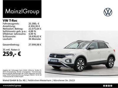 Ascotgrau/schwarz Gebraucht 2025 VW T-Roc Goal SUV | 24.980 € (Superpreis)