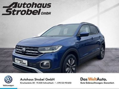 Gebraucht VW T-Cross Move 110 PS (80 kW) 2023 Reef blue metallic (metallic) SUV