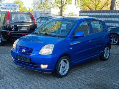 Gebraucht Kia Picanto 65 PS (47 kW) 2004 Blau Kleinwagen