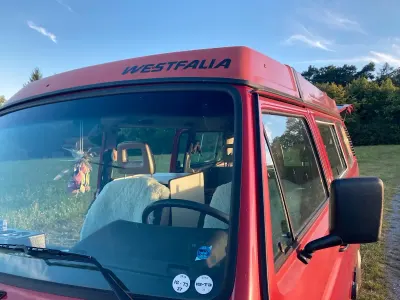 Gebraucht VW Multivan 70 PS (51 kW) 1987 Rot Van / Kleinbus