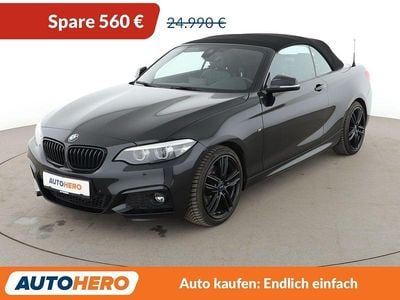 Gebraucht BMW 220 M Sport 190 PS (139 kW) 2019 Schwarz Cabrio