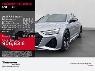 Gebraucht Audi RS6 Ambiente 600 PS (441 kW) 2022 Florettsilber metallic Kombi