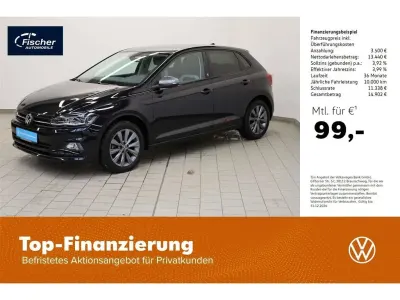 Gebraucht VW Polo Comfortline 110 PS (80 kW) 2021 Schwarz Kleinwagen
