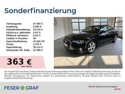 Brillantschwarz Gebraucht 2020 Audi A6 Sport Limousine | 37.900 € (Fairer Preis)