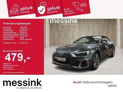 Gebraucht Audi S5 Cabriolet Sport 354 PS (260 kW) 2022 Daytonagrau perleffekt verdeck Cabrio