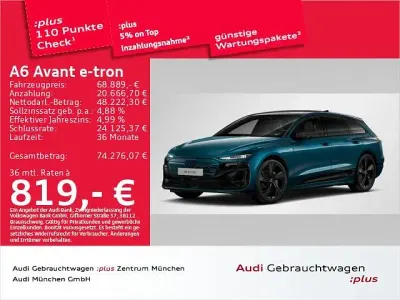 Gebraucht Audi A6 e-tron Performance 269 kW (367 PS) 2025 Malpeloblau metallic Kombi