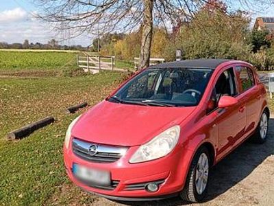 Gebraucht Opel Corsa 80 PS (58 kW) 2008 Rot Kleinwagen
