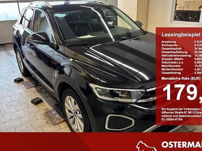 Gebraucht VW T-Roc Style 110 PS (80 kW) 2023 Schwarz SUV