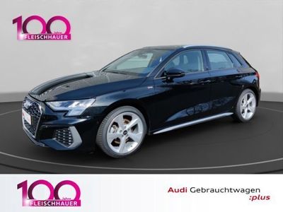 gebraucht Audi A3 Sportback 40 TFSI qu. S line Navi+LED+AHK+VC+18''+Kamera+App