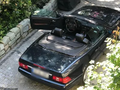 Gebraucht Mercedes SL320 231 PS (169 kW) 1997 Blau Cabrio