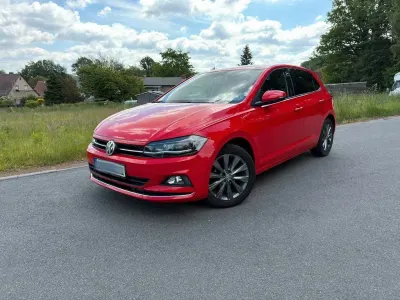 Gebraucht VW Polo Highline 95 PS (69 kW) 2018 Rot Kleinwagen