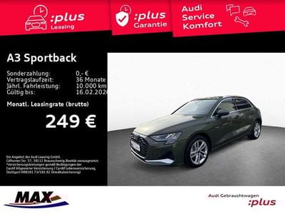 Distriktgrün metallic Gebraucht 2025 Audi A3 Advanced Plus Limousine | 32.189 € (Guter Preis)