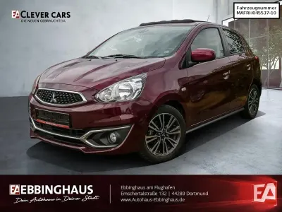 Gebraucht Mitsubishi Space Star Diamant Edition 80 PS (58 kW) 2017 Rot Kleinwagen