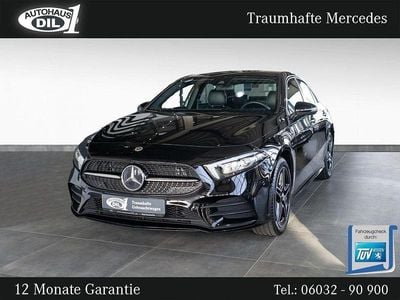 Nachtschwarz Gebraucht 2021 Mercedes A250 AMG Limousine | 25.850 € (Fairer Preis)
