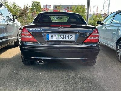 Gebraucht Mercedes SLK200 163 PS (119 kW) 2001 Schwarz Cabrio
