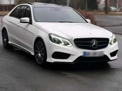 Usata Mercedes E350 AMG 252 CV (185 kW) 2014 Bianco Berlina