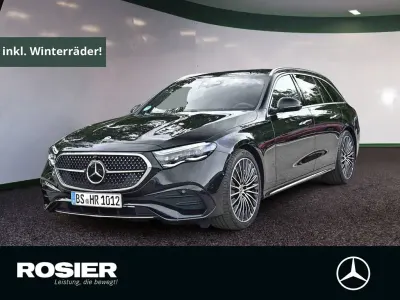 Gebraucht Mercedes E450 AMG line 367 PS (269 kW) 2025 Schwarz / obsidianschwarz Kombi