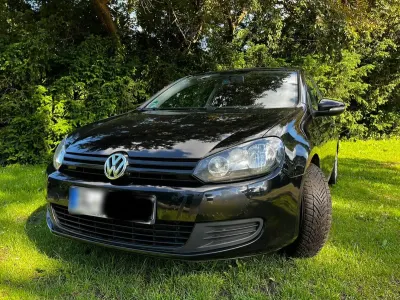 Gebraucht VW Golf VI Trendline 80 PS (58 kW) 2009 Schwarz Kleinwagen