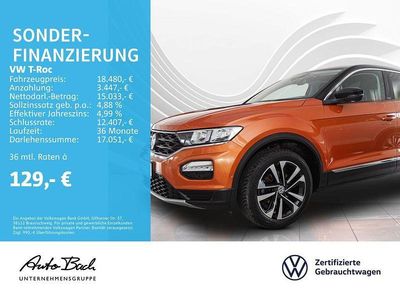 Gebraucht VW T-Roc IQ Drive 150 PS (110 kW) 2019 Orange SUV