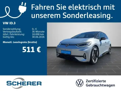 Brugt VW ID.3 GTX 210 kW (286 HK) 2025 Sølv Hatchback