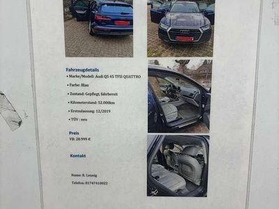 Gebraucht Audi Q5 245 PS (180 kW) 2019 Blau SUV